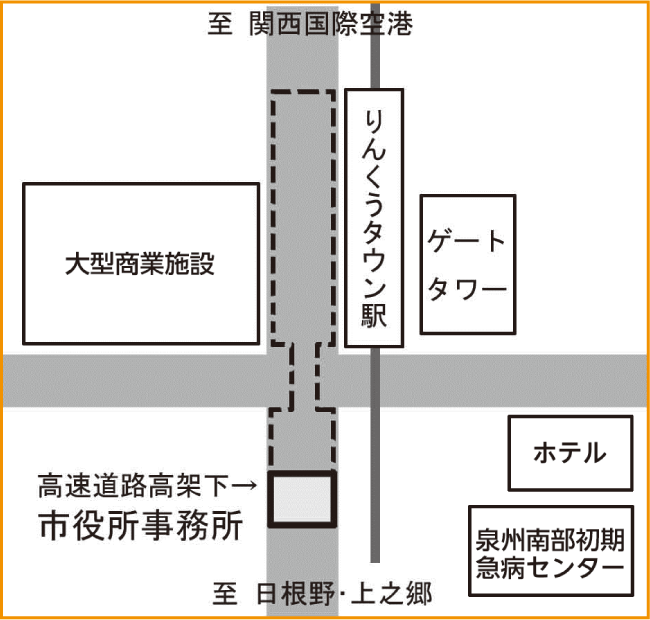 都市計画課・建築住宅課の移転マップ