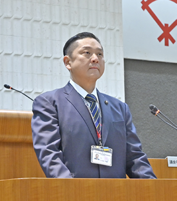 市長施政方針写真