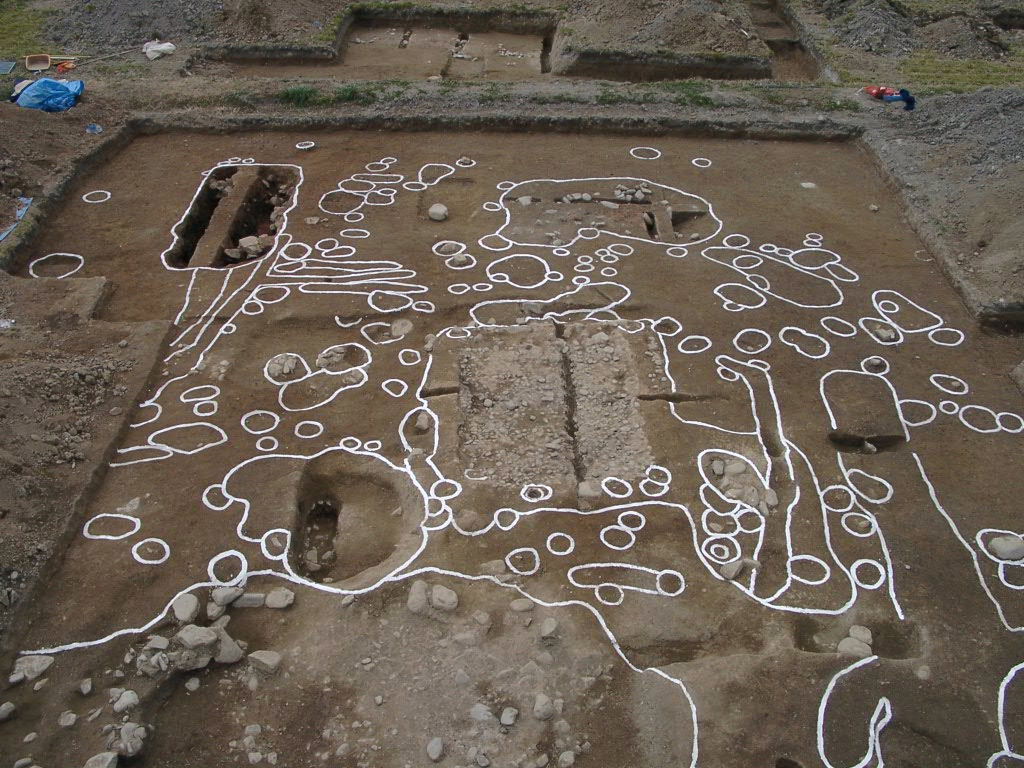 長福寺跡遺構図