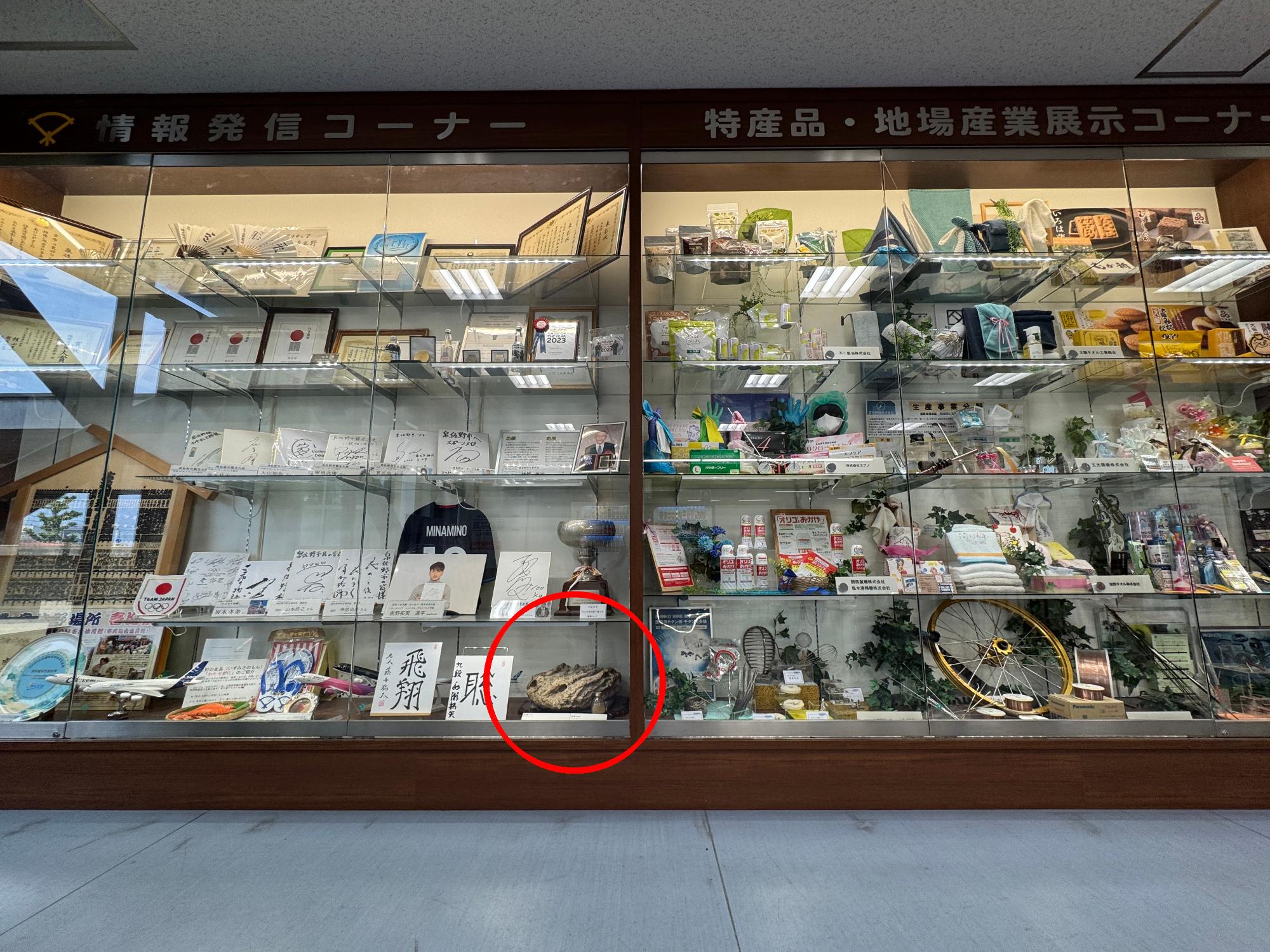南極の石 展示場所