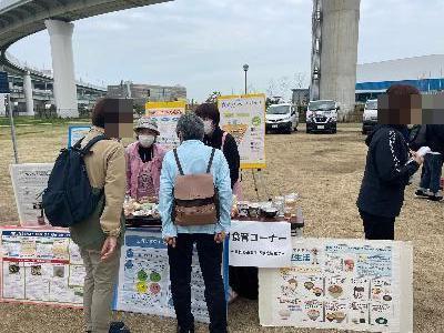 食育コーナーの様子