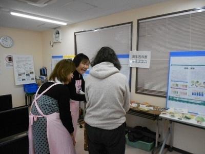 がん予防の食事について説明