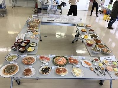 高血圧教室食事についての展示