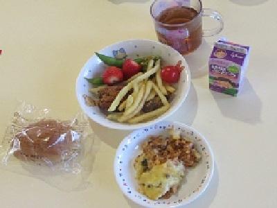 当日の給食メニュー