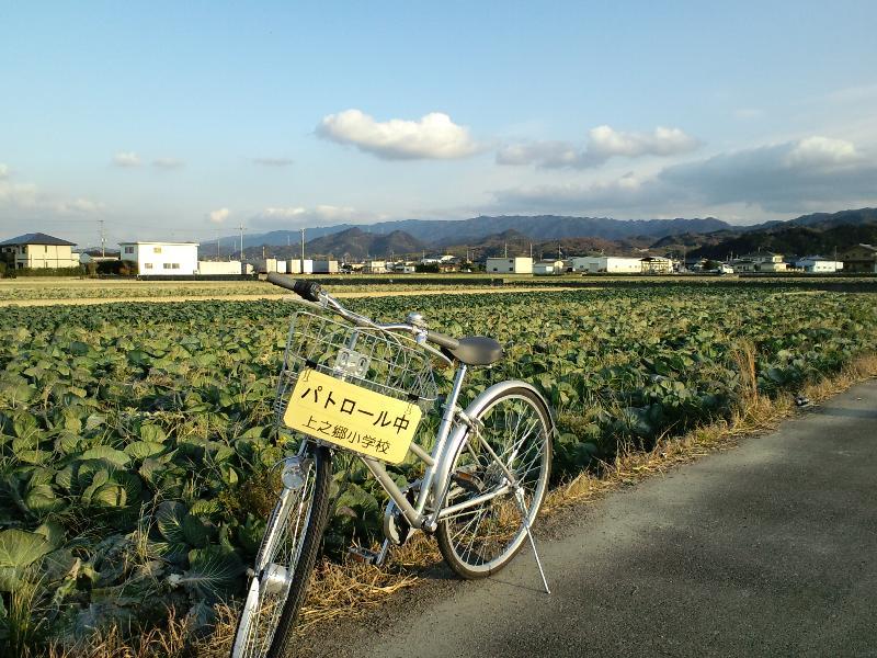 和泉山脈に日が射して