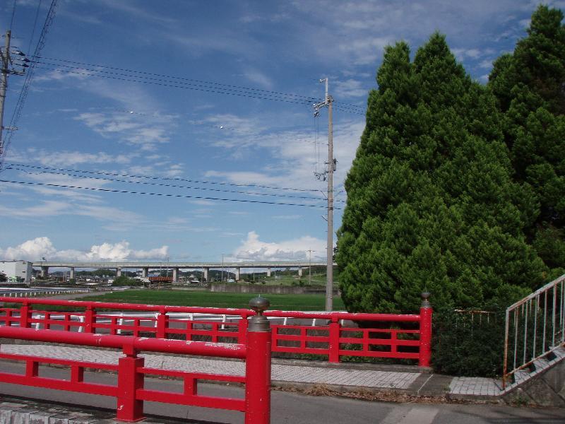 意賀美神社の欄干