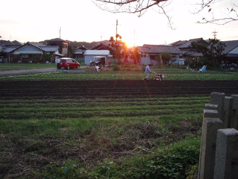 日が落ちるまで