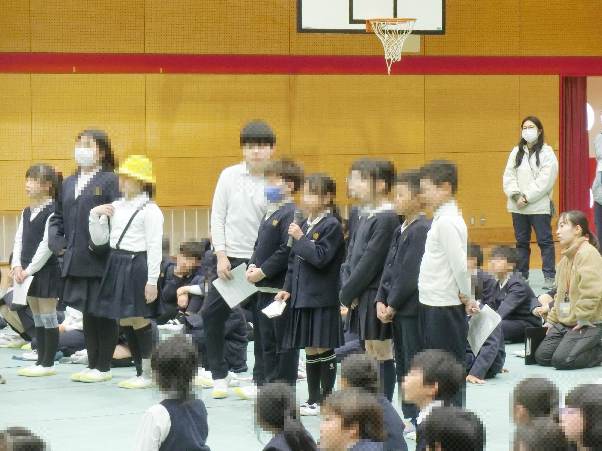 卒業生を送る会