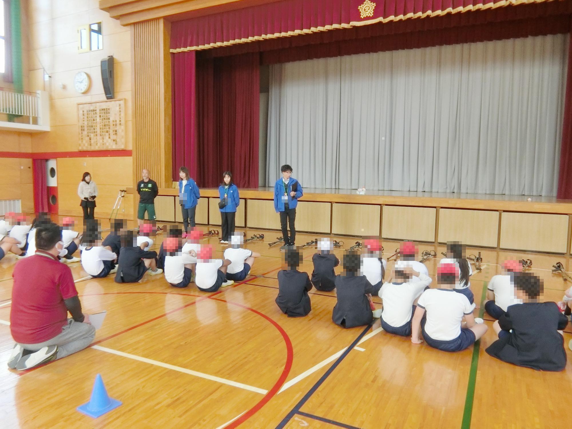 アンプティサッカー体験