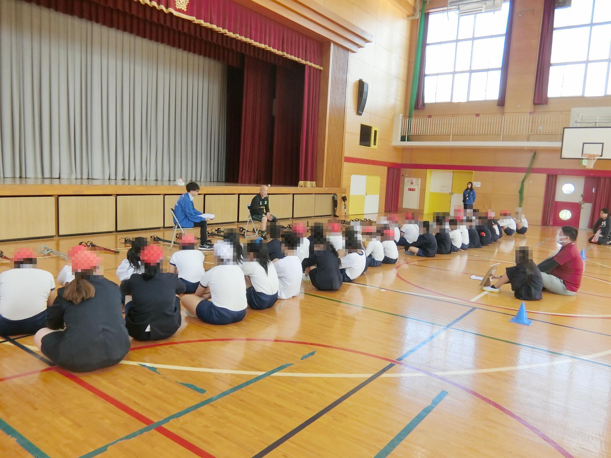 アンプティサッカー体験