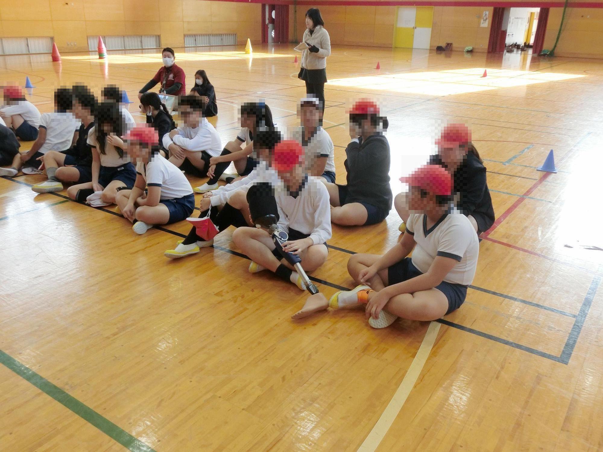 アンプティサッカー体験