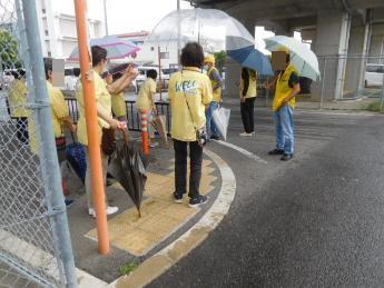 通学路を点検