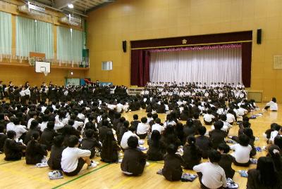 1年生を迎える会の様子